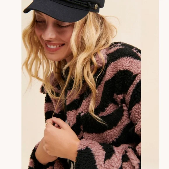 Pistola Lynn Oversized Shearling Jacket - Picture 3 of 9